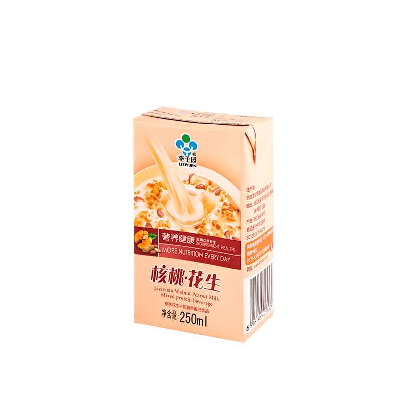 核桃花生牛奶復合蛋白飲品，單瓶凈含量250ml